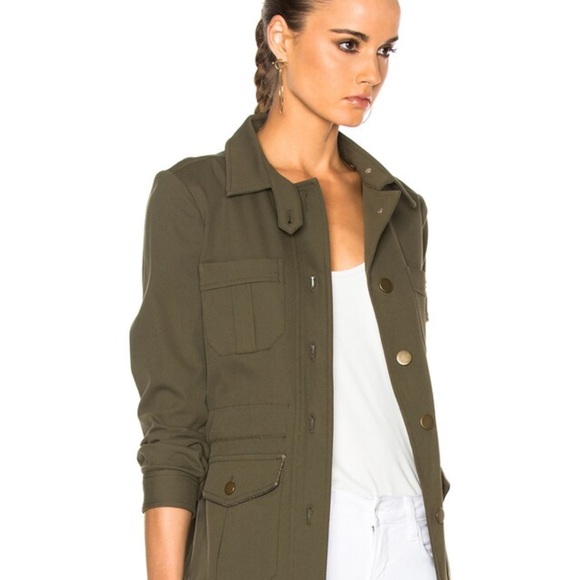 Veronica Beard Green Army Jacket - Picture 4 of 11